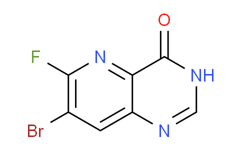 CAS No. 267243-49-2, 7-Bromo-6-fluoropyrido[3,2-d]pyrimidin-4(3H)-one