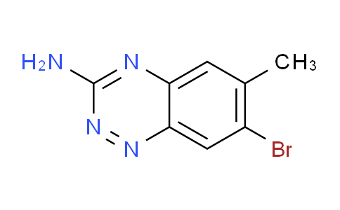 CAS No. 867333-38-8, 7-Bromo-6-methylbenzo[e][1,2,4]triazin-3-amine
