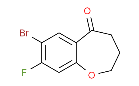 CAS No. 1451085-01-0, 7-Bromo-8-fluoro-3,4-dihydrobenzo[b]oxepin-5(2H)-one
