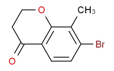 CAS No. 1273656-49-7, 7-Bromo-8-methylchroman-4-one