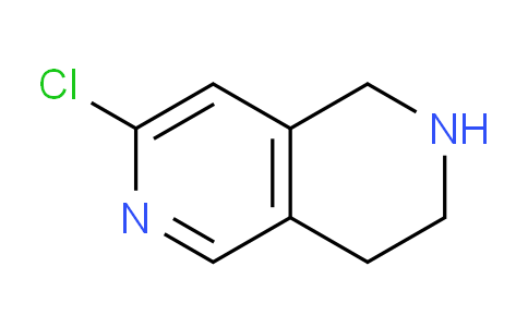 CAS No. 1060816-44-5, 7-Chloro-1,2,3,4-tetrahydro-2,6-naphthyridine