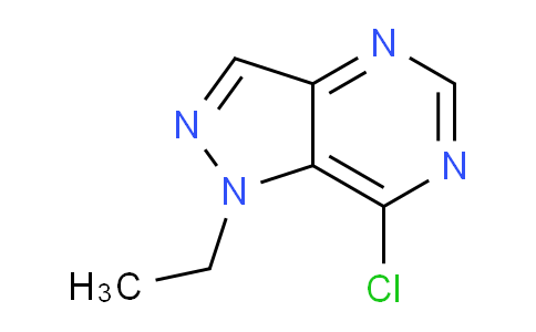 CAS No. 923282-50-2, 7-Chloro-1-ethyl-1H-pyrazolo[4,3-d]pyrimidine