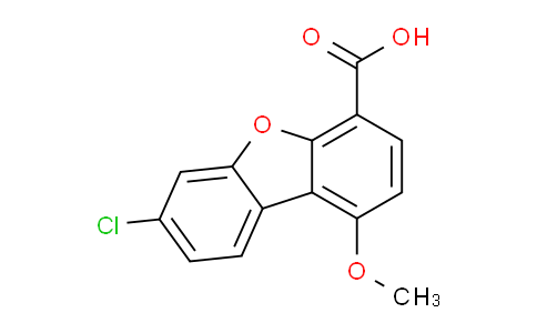 CAS No. 1956379-97-7, 7-Chloro-1-methoxydibenzo[b,d]furan-4-carboxylic acid