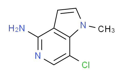 CAS No. 1956318-07-2, 7-Chloro-1-methyl-1H-pyrrolo[3,2-c]pyridin-4-amine