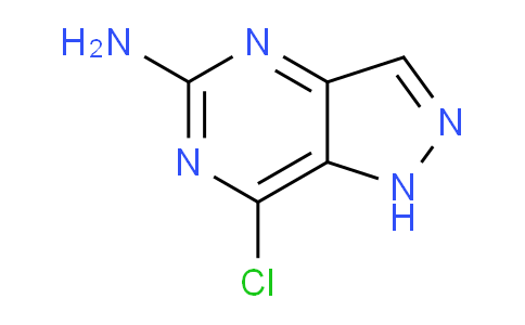 CAS No. 1086398-36-8, 7-Chloro-1H-pyrazolo[4,3-d]pyrimidin-5-amine