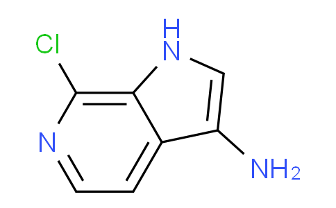 CAS No. 1190317-98-6, 7-Chloro-1H-pyrrolo[2,3-c]pyridin-3-amine