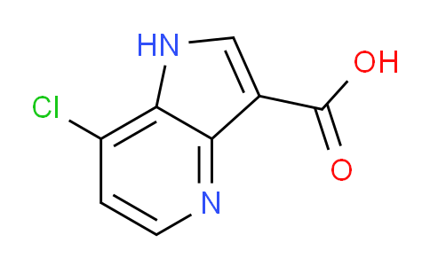 CAS No. 1190315-20-8, 7-Chloro-1H-pyrrolo[3,2-b]pyridine-3-carboxylic acid