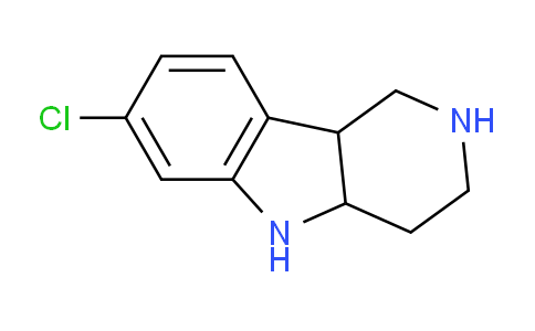 CAS No. 1485629-39-7, 7-Chloro-2,3,4,4a,5,9b-hexahydro-1H-pyrido[4,3-b]indole