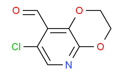 CAS No. 1305324-73-5, 7-Chloro-2,3-dihydro-[1,4]dioxino[2,3-b]pyridine-8-carbaldehyde