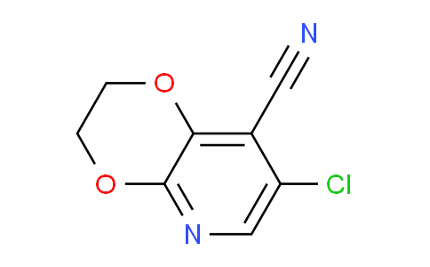 CAS No. 1305325-27-2, 7-Chloro-2,3-dihydro-[1,4]dioxino[2,3-b]pyridine-8-carbonitrile