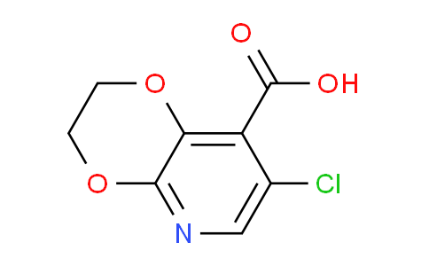 CAS No. 1305325-09-0, 7-Chloro-2,3-dihydro-[1,4]dioxino[2,3-b]pyridine-8-carboxylic acid