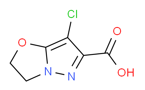 CAS No. 1558313-35-1, 7-Chloro-2,3-dihydropyrazolo[5,1-b]oxazole-6-carboxylic acid