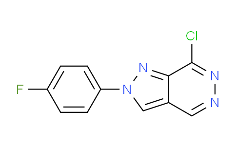 CAS No. 1956376-33-2, 7-Chloro-2-(4-fluorophenyl)-2H-pyrazolo[3,4-d]pyridazine