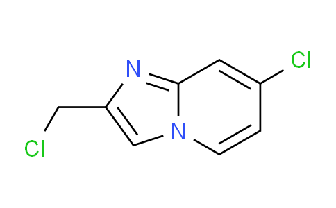 CAS No. 124168-59-8, 7-Chloro-2-(chloromethyl)imidazo[1,2-a]pyridine