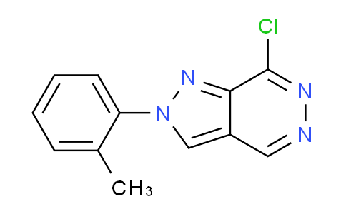 CAS No. 1956376-39-8, 7-Chloro-2-(o-tolyl)-2H-pyrazolo[3,4-d]pyridazine