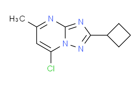 CAS No. 1379811-78-5, 7-Chloro-2-cyclobutyl-5-methyl-[1,2,4]triazolo[1,5-a]pyrimidine