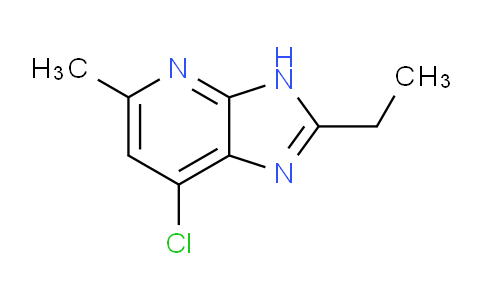 CAS No. 1046824-70-7, 7-Chloro-2-ethyl-5-methyl-3H-imidazo[4,5-b]pyridine