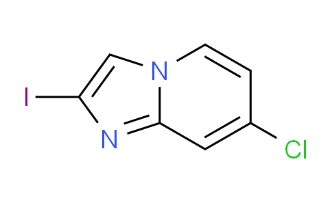 CAS No. 1384265-42-2, 7-Chloro-2-iodoimidazo[1,2-a]pyridine