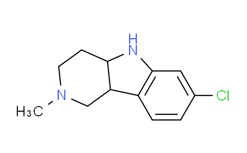 CAS No. 1784551-60-5, 7-Chloro-2-methyl-2,3,4,4a,5,9b-hexahydro-1H-pyrido[4,3-b]indole
