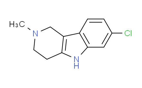 CAS No. 1225225-37-5, 7-Chloro-2-methyl-2,3,4,5-tetrahydro-1H-pyrido[4,3-b]indole