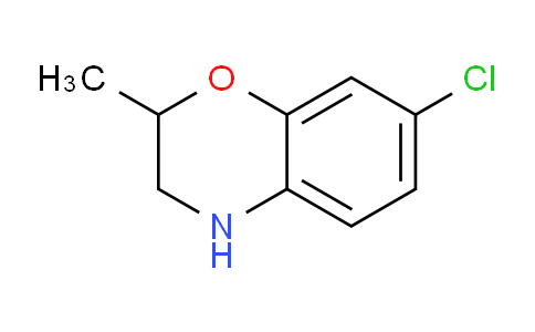 CAS No. 1173183-85-1, 7-Chloro-2-methyl-3,4-dihydro-2H-1,4-benzoxazine
