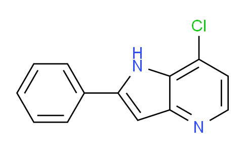 CAS No. 237435-19-7, 7-Chloro-2-phenyl-1H-pyrrolo[3,2-b]pyridine