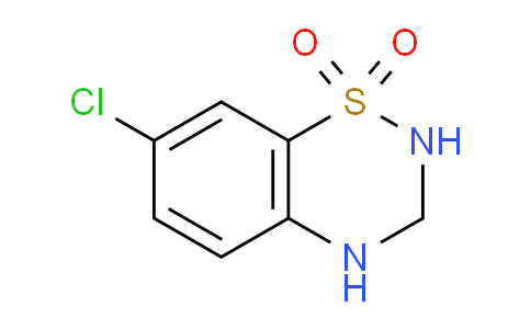 CAS No. 22503-74-8, 7-Chloro-3,4-dihydro-2H-benzo[e][1,2,4]thiadiazine 1,1-dioxide