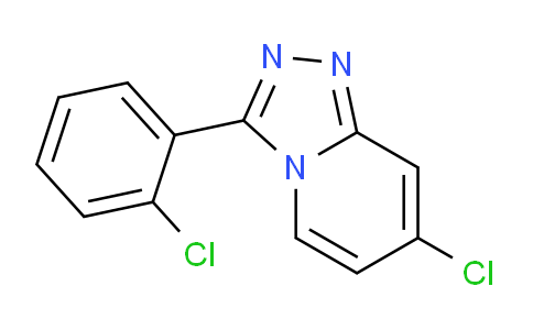 CAS No. 1019918-88-7, 7-Chloro-3-(2-chlorophenyl)-[1,2,4]triazolo[4,3-a]pyridine
