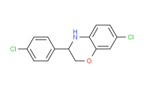 CAS No. 1173183-92-0, 7-Chloro-3-(4-chlorophenyl)-3,4-dihydro-2H-benzo[b][1,4]oxazine