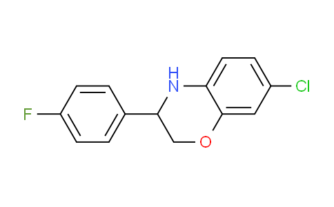 CAS No. 1173183-91-9, 7-Chloro-3-(4-fluorophenyl)-3,4-dihydro-2H-benzo[b][1,4]oxazine