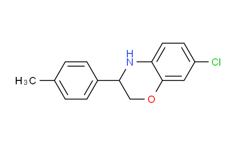 CAS No. 1173183-90-8, 7-Chloro-3-(p-tolyl)-3,4-dihydro-2H-benzo[b][1,4]oxazine