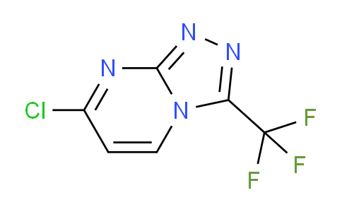 CAS No. 1094260-88-4, 7-Chloro-3-(trifluoromethyl)-[1,2,4]triazolo[4,3-a]pyrimidine