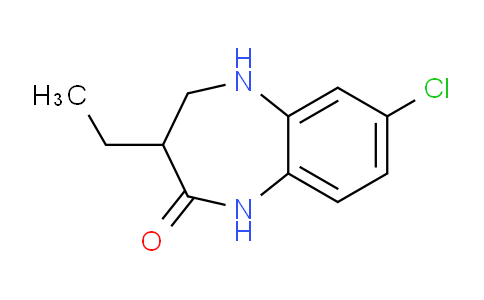 CAS No. 1447607-27-3, 7-Chloro-3-ethyl-4,5-dihydro-1H-benzo[b][1,4]diazepin-2(3H)-one