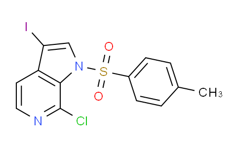 CAS No. 1956364-92-3, 7-Chloro-3-iodo-1-tosyl-1H-pyrrolo[2,3-c]pyridine