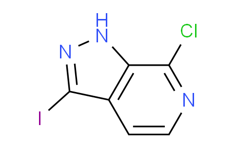 CAS No. 1268521-18-1, 7-Chloro-3-iodo-1H-pyrazolo[3,4-c]pyridine