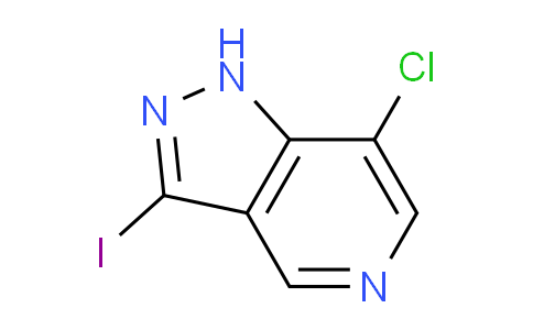 CAS No. 1357946-98-5, 7-Chloro-3-iodo-1H-pyrazolo[4,3-c]pyridine