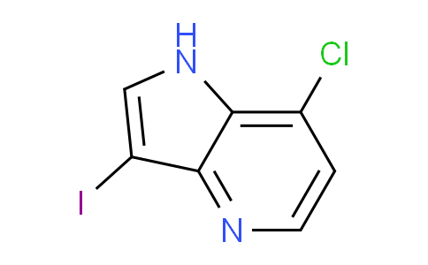 CAS No. 1190318-10-5, 7-Chloro-3-iodo-1H-pyrrolo[3,2-b]pyridine