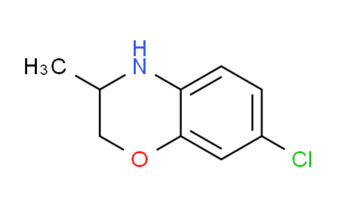 CAS No. 56346-39-5, 7-Chloro-3-methyl-3,4-dihydro-2H-benzo[b][1,4]oxazine
