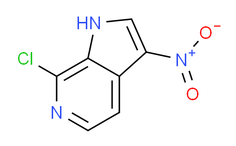 CAS No. 1190314-76-1, 7-Chloro-3-nitro-1H-pyrrolo[2,3-c]pyridine