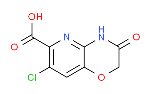 CAS No. 877177-24-7, 7-Chloro-3-oxo-3,4-dihydro-2H-pyrido[3,2-b][1,4]oxazine-6-carboxylic acid