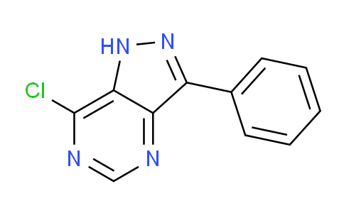 CAS No. 1211588-84-9, 7-Chloro-3-phenyl-1H-pyrazolo[4,3-d]pyrimidine