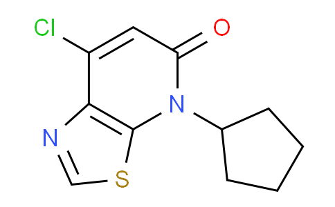 CAS No. 1956366-48-5, 7-Chloro-4-cyclopentylthiazolo[5,4-b]pyridin-5(4H)-one