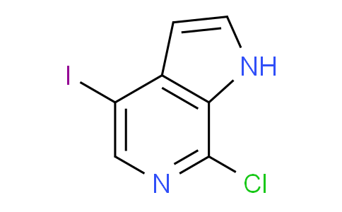 CAS No. 1260384-38-0, 7-Chloro-4-iodo-1H-pyrrolo[2,3-c]pyridine
