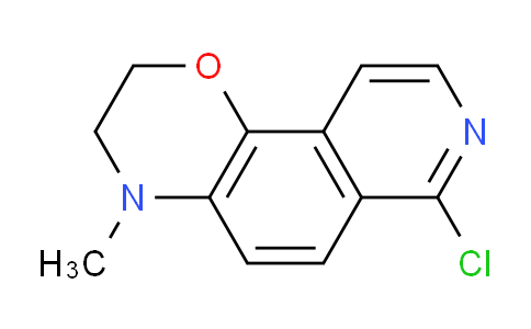 CAS No. 1409950-13-5, 7-Chloro-4-methyl-3,4-dihydro-2H-[1,4]oxazino[2,3-f]isoquinoline