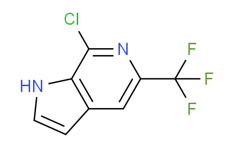 CAS No. 945840-70-0, 7-Chloro-5-(trifluoromethyl)-1H-pyrrolo[2,3-c]pyridine