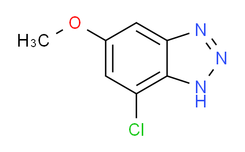CAS No. 1086836-89-6, 7-Chloro-5-methoxy-1H-benzo[d][1,2,3]triazole