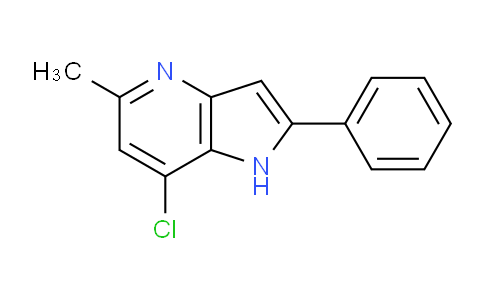 CAS No. 1026076-88-9, 7-Chloro-5-methyl-2-phenyl-1H-pyrrolo[3,2-b]pyridine