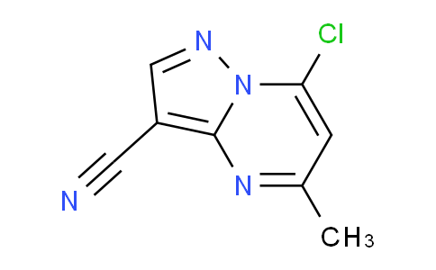 CAS No. 138904-34-4, 7-Chloro-5-methylpyrazolo[1,5-a]pyrimidine-3-carbonitrile