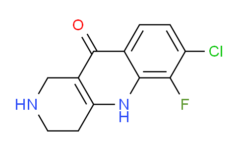 CAS No. 1370598-83-6, 7-Chloro-6-fluoro-1,2,3,4-tetrahydrobenzo[b][1,6]naphthyridin-10(5H)-one