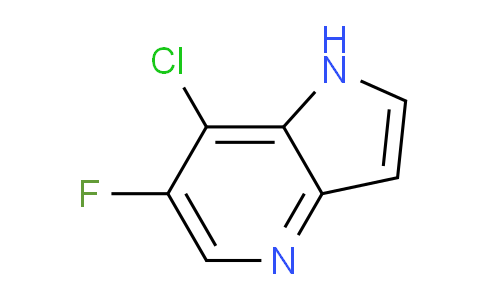 CAS No. 1190312-44-7, 7-Chloro-6-fluoro-1H-pyrrolo[3,2-b]pyridine